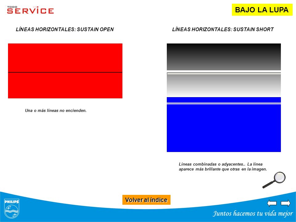 BAJO LA LUPA Volver al índice LÍNEAS HORIZONTALES: SUSTAIN OPEN