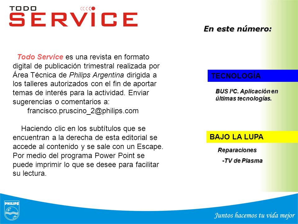 En este número: