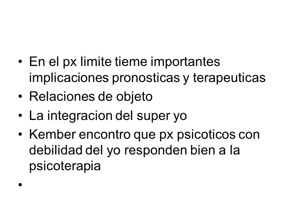 En el px limite tieme importantes implicaciones pronosticas y terapeuticas