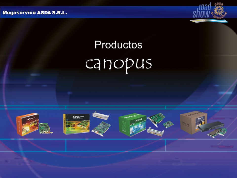 Megaservice ASDA S.R.L. Productos canopus