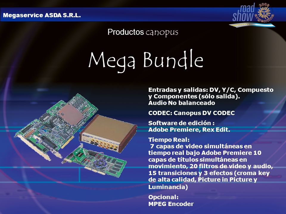Mega Bundle Productos canopus Megaservice ASDA S.R.L.