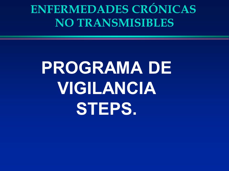 PROGRAMA DE VIGILANCIA STEPS.
