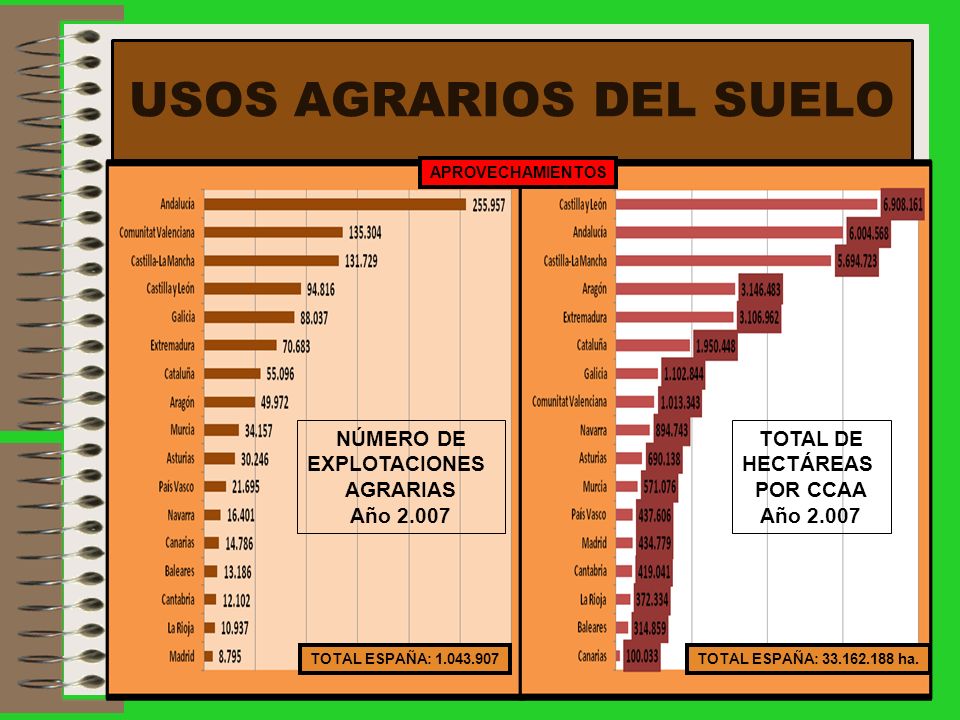 USOS AGRARIOS DEL SUELO