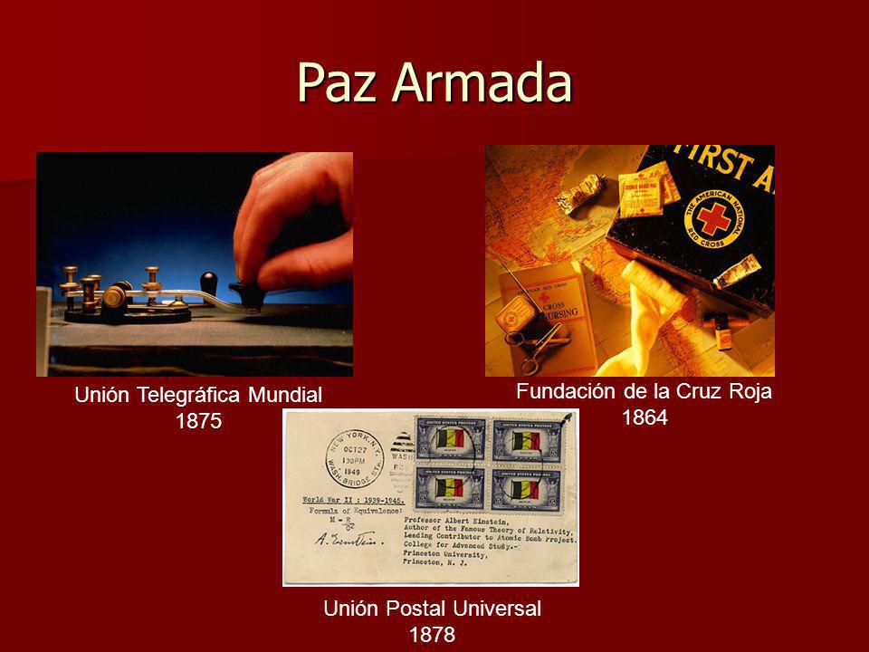 Paz Armada Fundación de la Cruz Roja Unión Telegráfica Mundial 1875