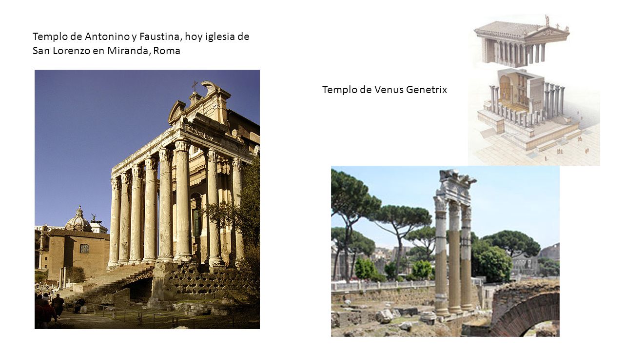 Templo de Antonino y Faustina, hoy iglesia de San Lorenzo en Miranda, Roma