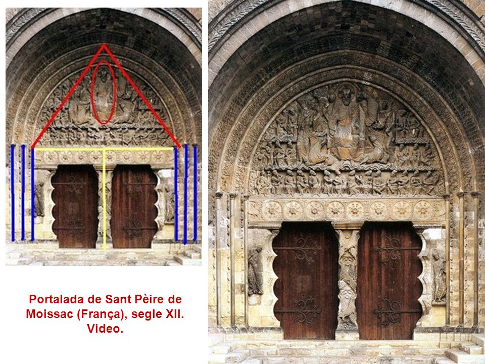 Portalada de Sant Pèire de Moissac (França), segle XII.