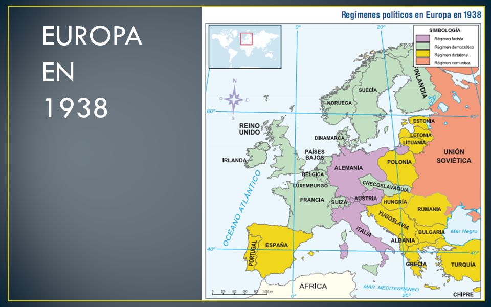 EUROPA EN 1938