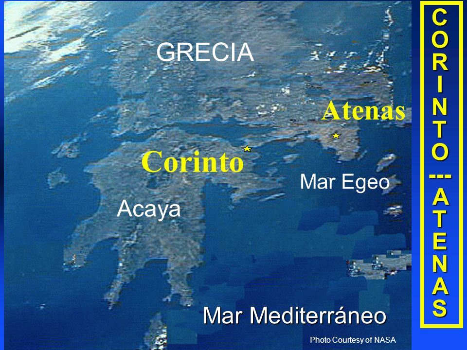 Click to add title Corinto Atenas GRECIA C O R I N T O --- A T E NAS