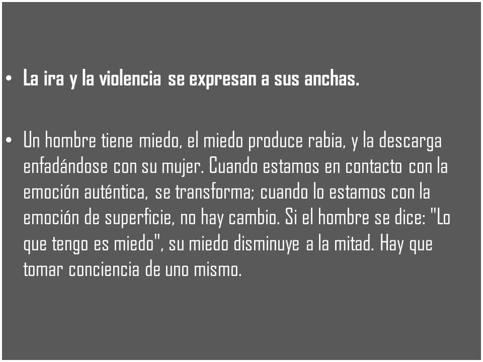 La ira y la violencia se expresan a sus anchas.