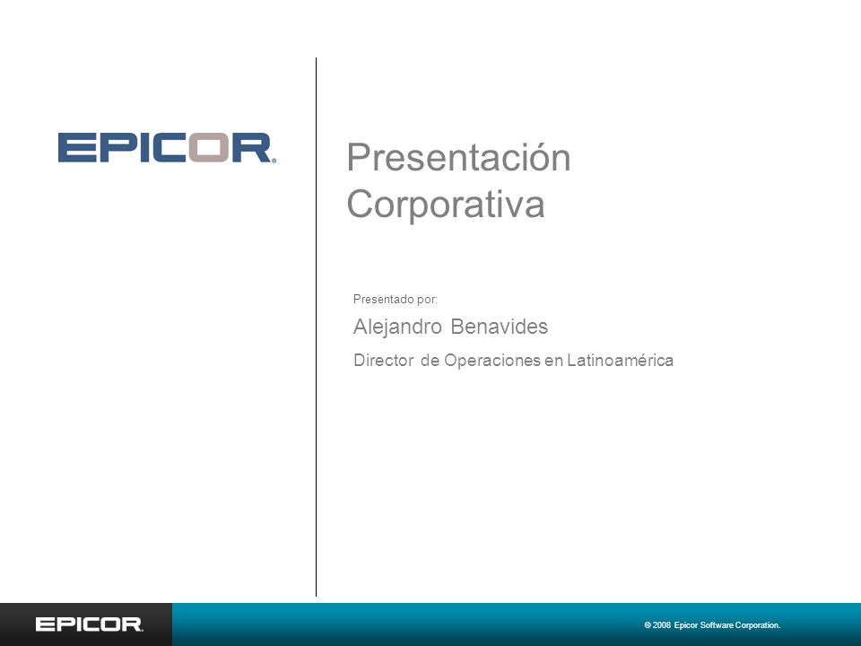 Presentación Corporativa