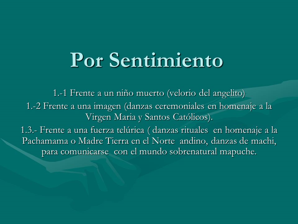 1.-1 Frente a un niño muerto (velorio del angelito)