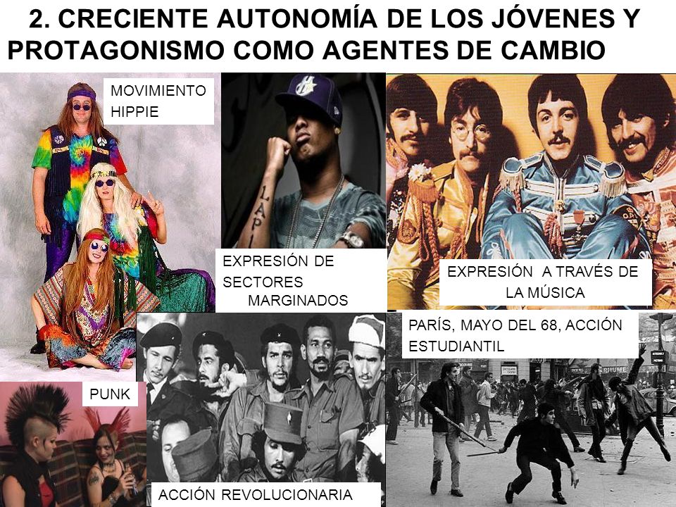 2. CRECIENTE AUTONOMÍA DE LOS JÓVENES Y PROTAGONISMO COMO AGENTES DE CAMBIO
