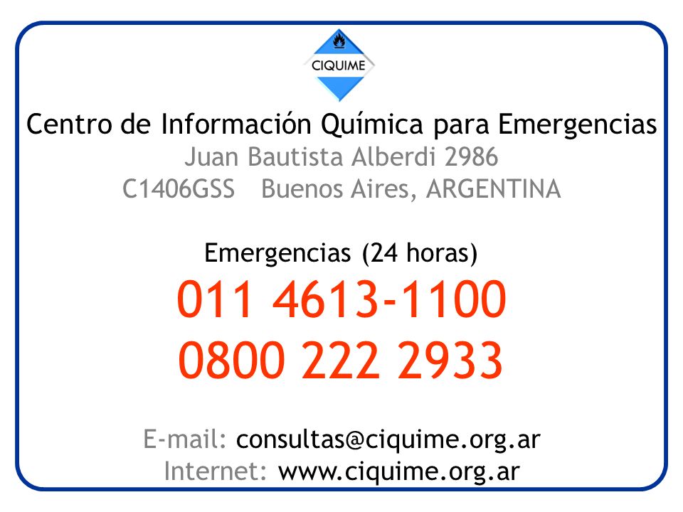 Centro de Información Química para Emergencias