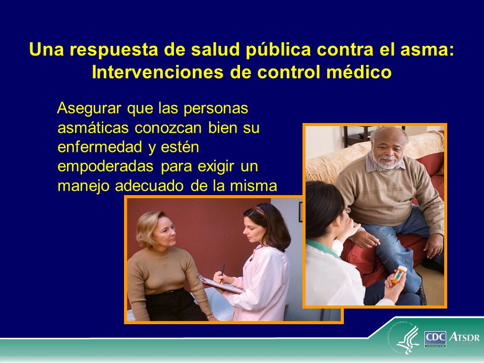 Una respuesta de salud pública contra el asma: Intervenciones de control médico