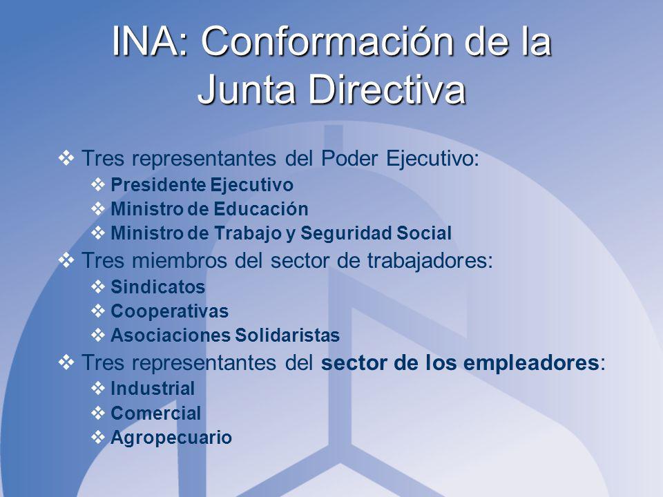 INA: Conformación de la Junta Directiva