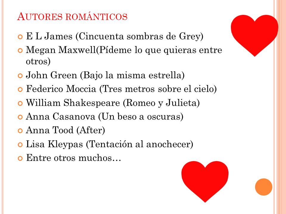 Autores románticos E L James (Cincuenta sombras de Grey)