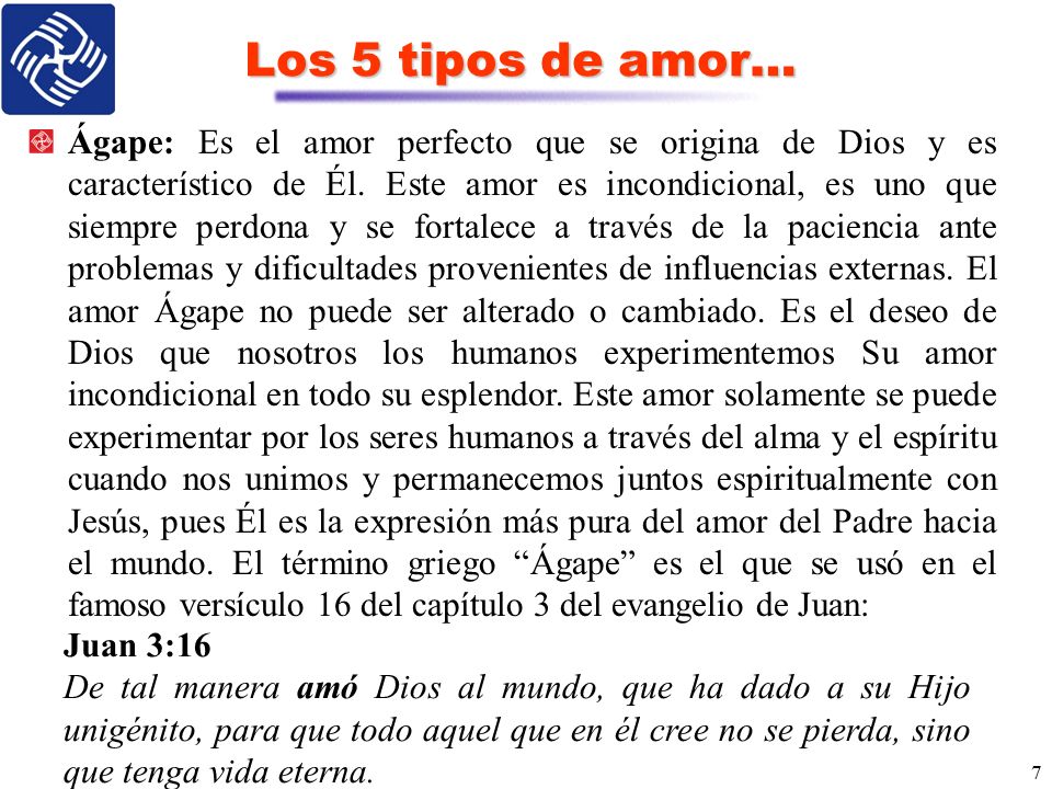 Los 5 tipos de amor…