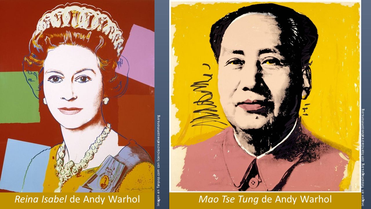 Reina Isabel de Andy Warhol Mao Tse Tung de Andy Warhol