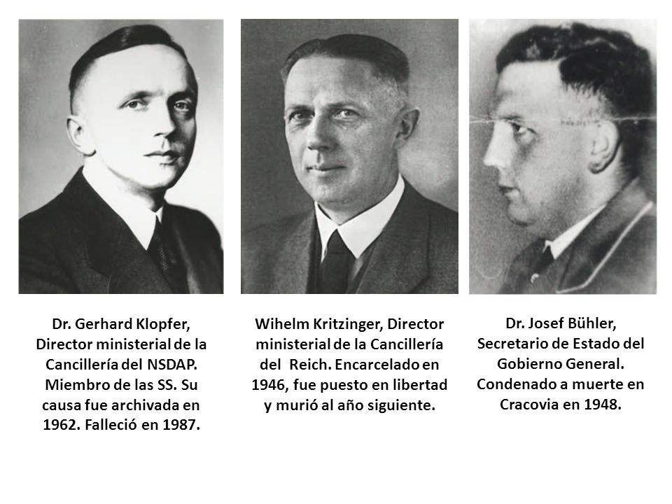 Dr. Gerhard Klopfer, Director ministerial de la Cancillería del NSDAP