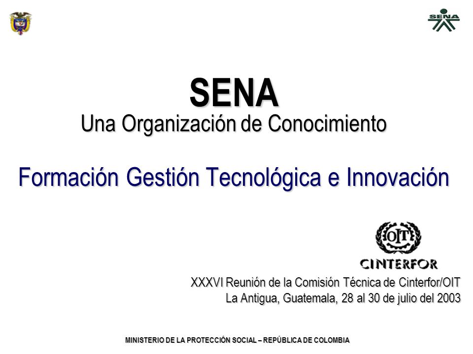 SENA Formación Gestión Tecnológica e Innovación