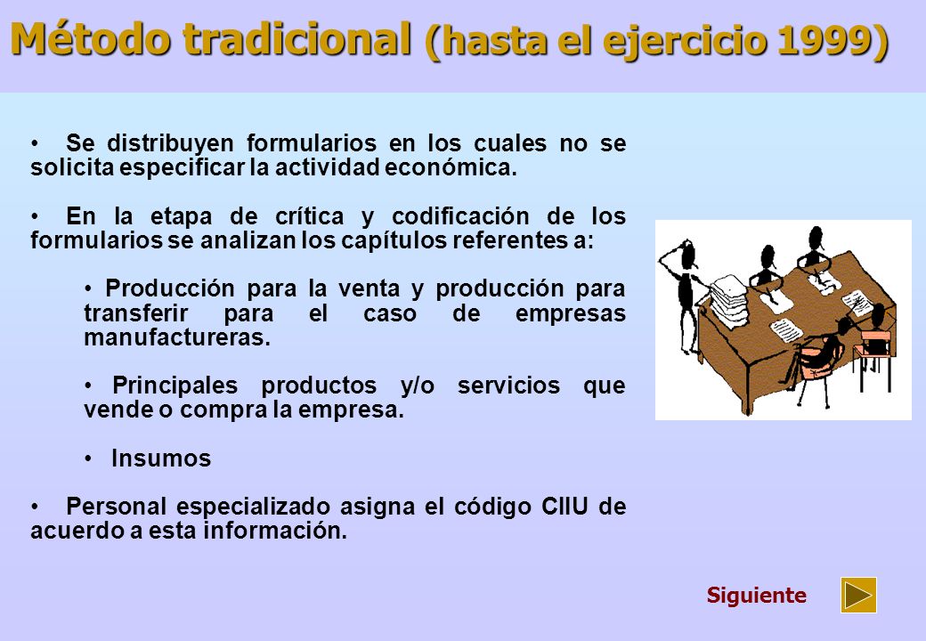 ASIGNACION DE LA CIIU A EMPRESAS INFORMANTES A LA EEA