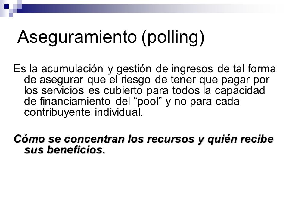 Aseguramiento (polling)