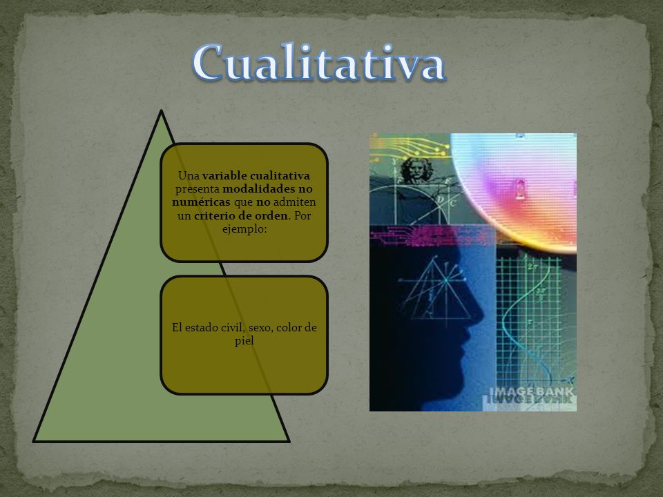 El estado civil, sexo, color de piel