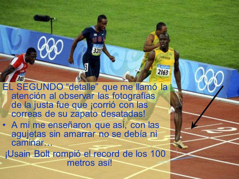 ¡Usain Bolt rompió el record de los 100 metros así!