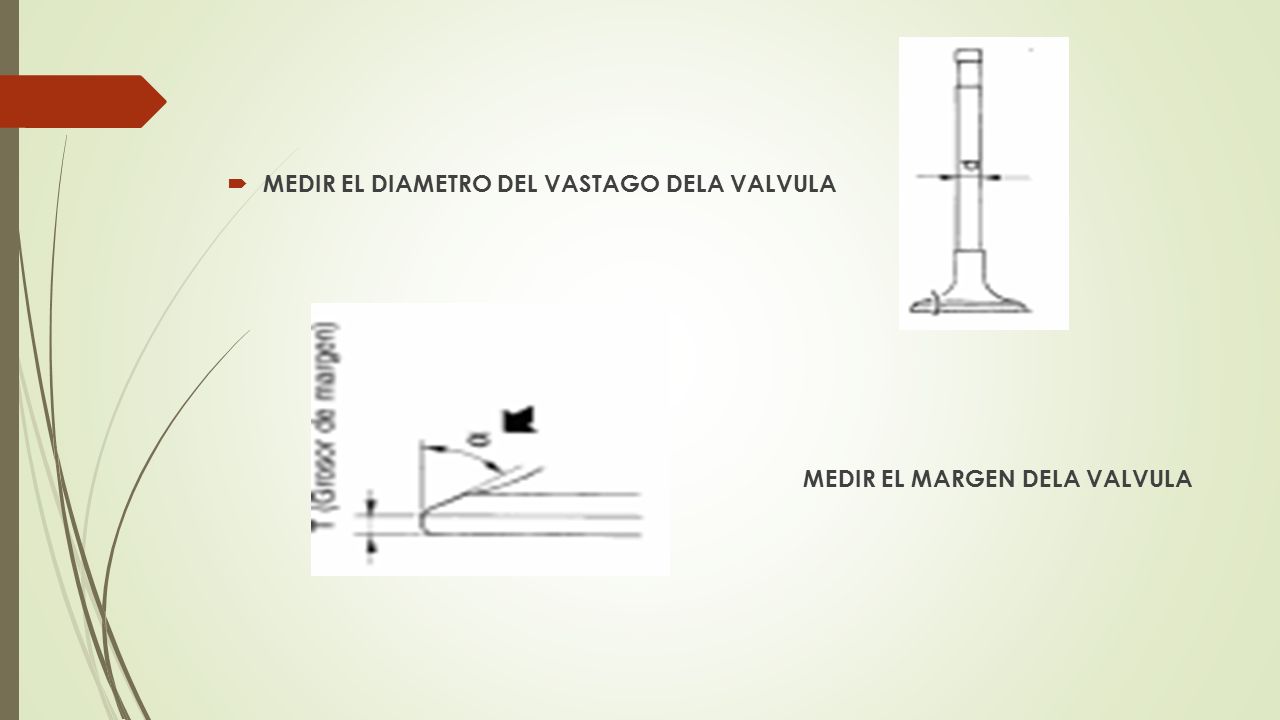 MEDIR EL DIAMETRO DEL VASTAGO DELA VALVULA