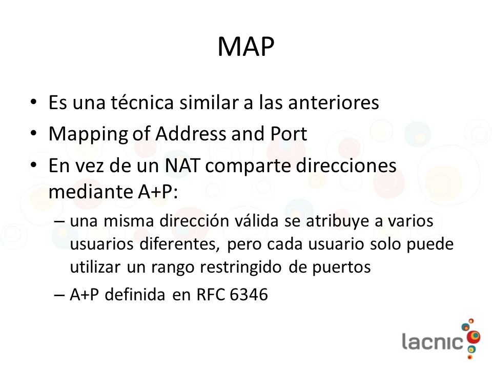 MAP Es una técnica similar a las anteriores