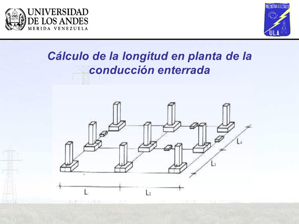 Cálculo de la longitud en planta de la conducción enterrada