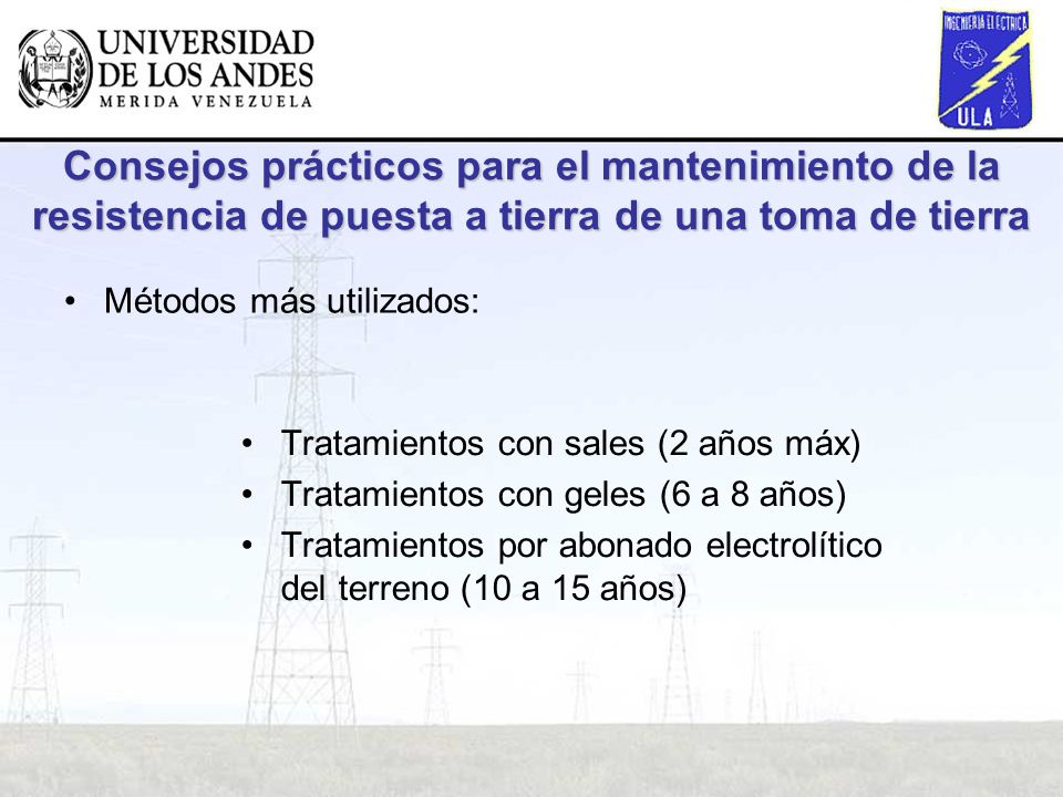 Consejos prácticos para el mantenimiento de la resistencia de puesta a tierra de una toma de tierra