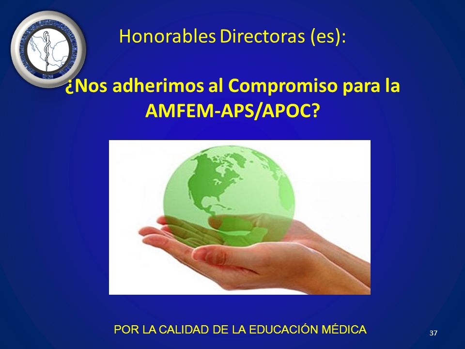 Honorables Directoras (es): ¿Nos adherimos al Compromiso para la AMFEM-APS/APOC
