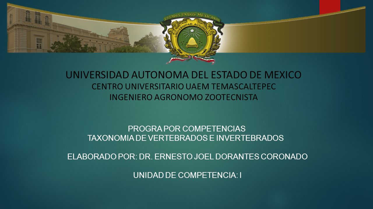 UNIVERSIDAD AUTONOMA DEL ESTADO DE MEXICO CENTRO UNIVERSITARIO UAEM TEMASCALTEPEC INGENIERO AGRONOMO ZOOTECNISTA