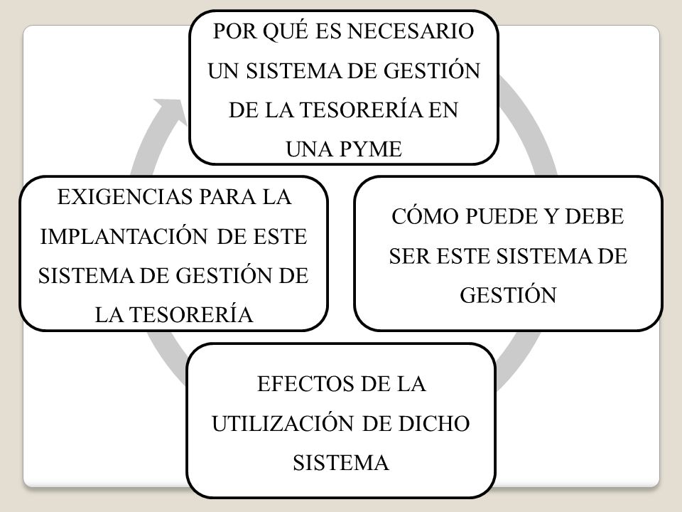 POR QUÉ ES NECESARIO UN SISTEMA DE GESTIÓN DE LA TESORERÍA EN UNA PYME