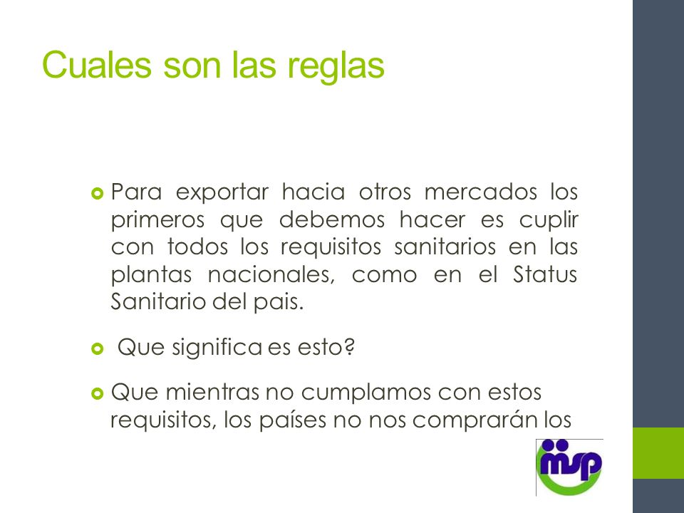 2 Cuales son las reglas.