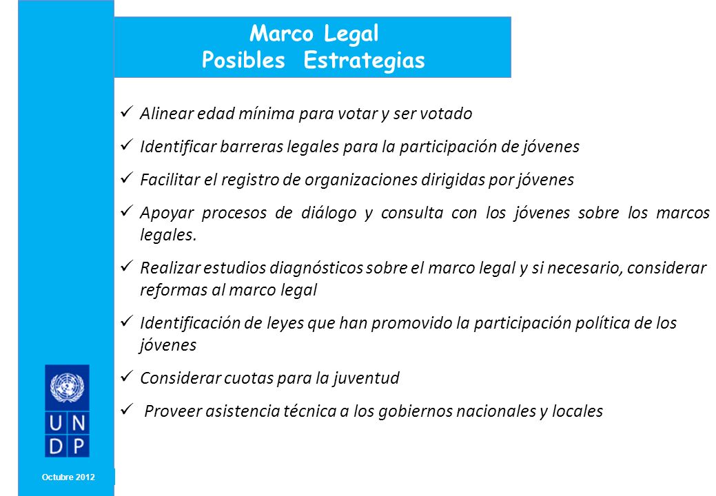 Marco Legal Posibles Estrategias