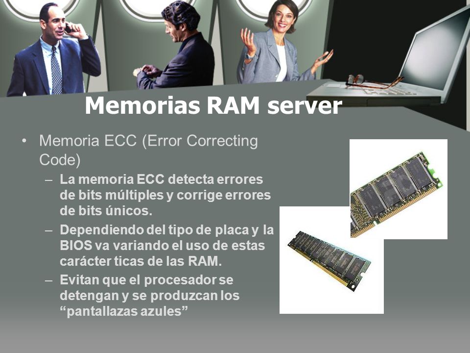 Memorias RAM server Memoria ECC (Error Correcting Code)