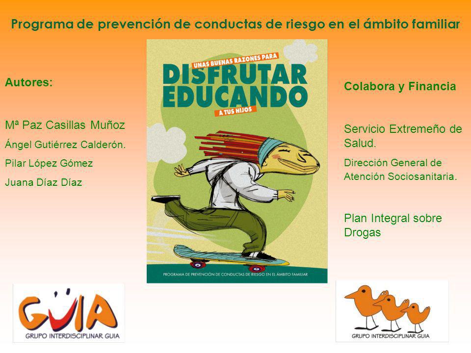 Programa de prevención de conductas de riesgo en el ámbito familiar