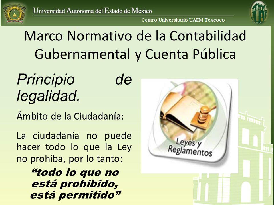 Marco Normativo de la Contabilidad Gubernamental y Cuenta Pública