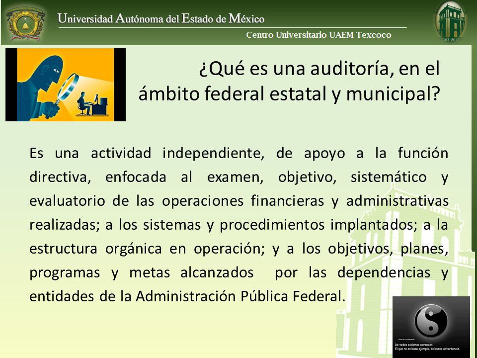 ¿Qué es una auditoría, en el ámbito federal estatal y municipal