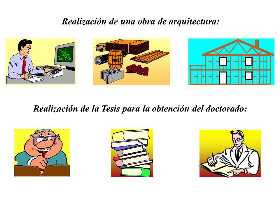 Realización de una obra de arquitectura: