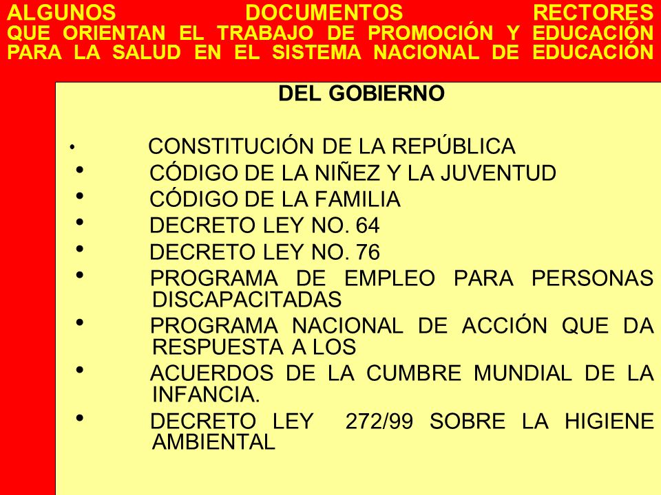 CÓDIGO DE LA NIÑEZ Y LA JUVENTUD CÓDIGO DE LA FAMILIA