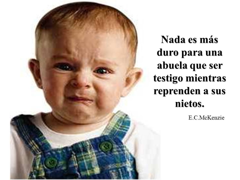 Nada es más duro para una abuela que ser testigo mientras reprenden a sus nietos.