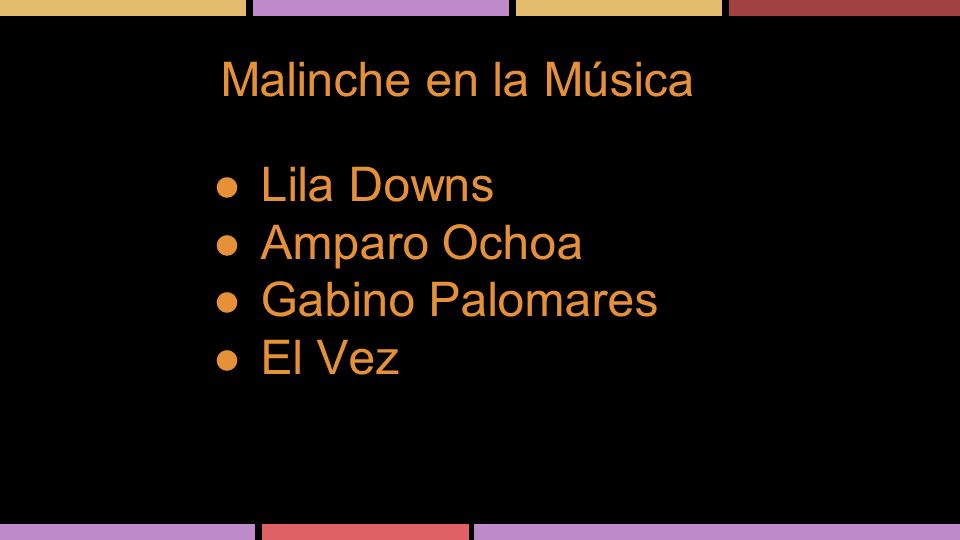 Malinche en la Música Lila Downs Amparo Ochoa Gabino Palomares El Vez