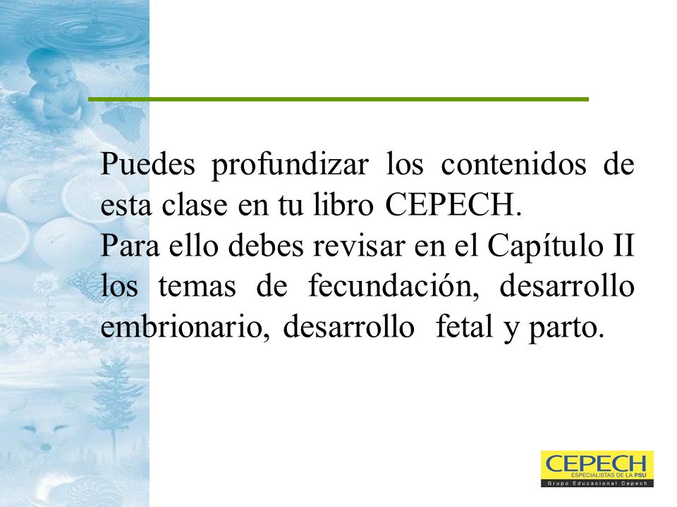 Puedes profundizar los contenidos de esta clase en tu libro CEPECH.