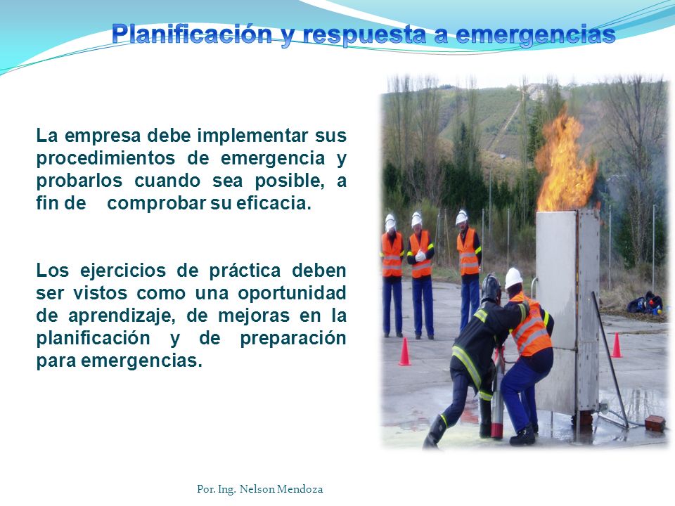 Planificación y respuesta a emergencias