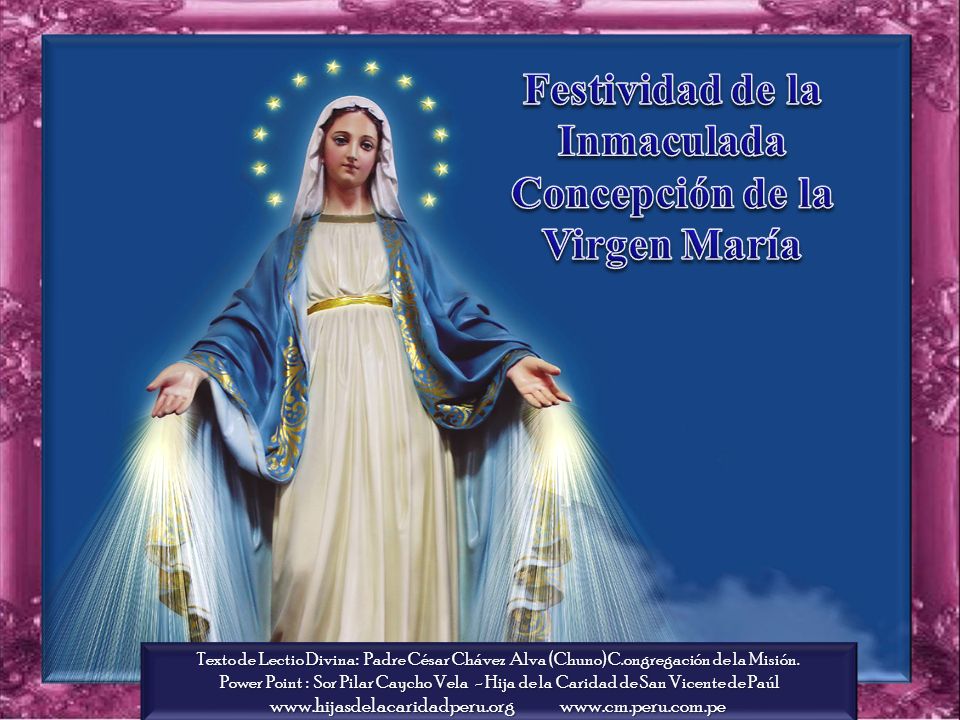 Festividad de la Inmaculada Concepción de la Virgen María