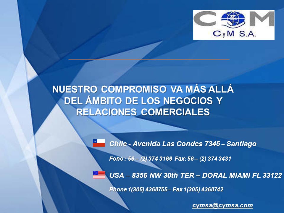 NUESTRO COMPROMISO VA MÁS ALLÁ DEL ÁMBITO DE LOS NEGOCIOS Y RELACIONES COMERCIALES