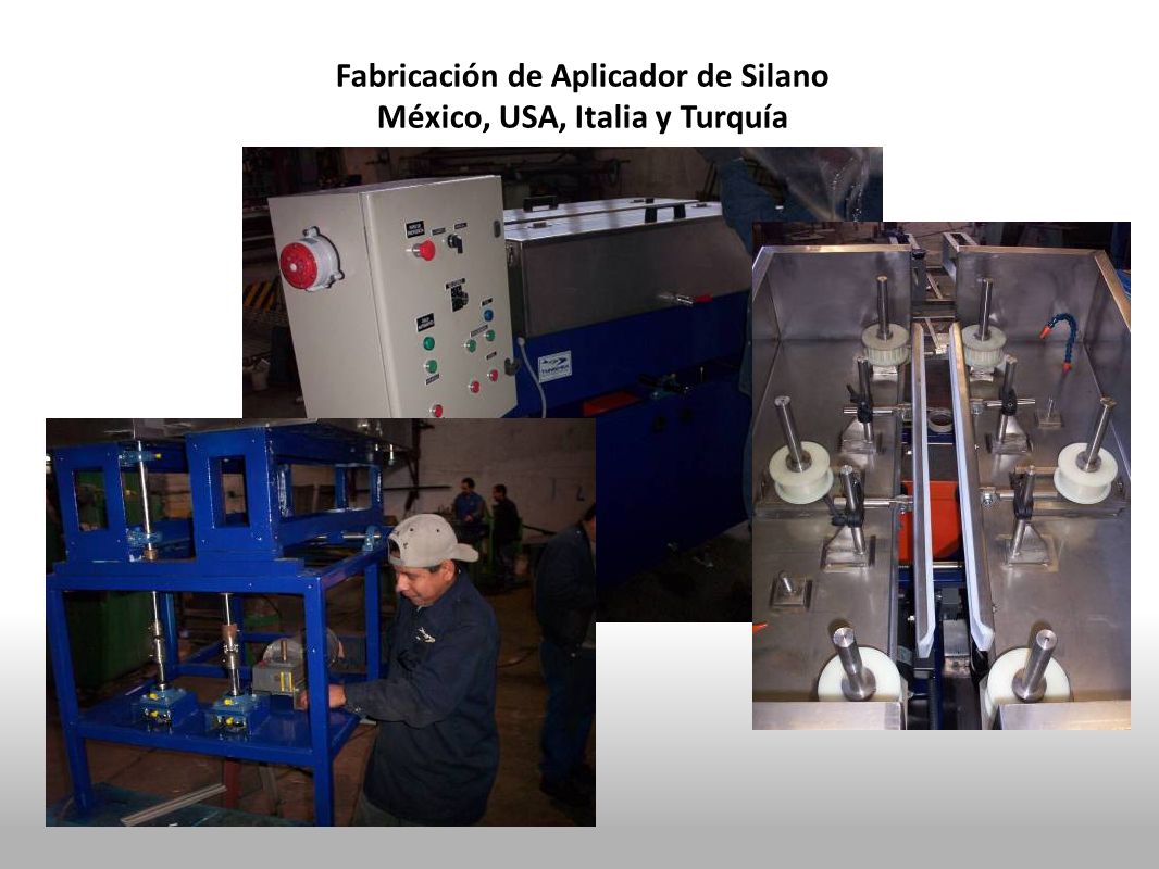 Fabricación de Aplicador de Silano México, USA, Italia y Turquía